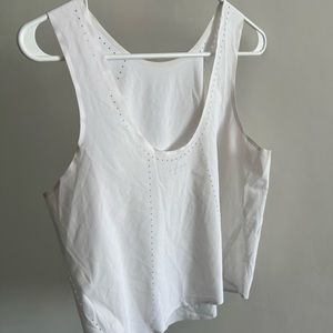 White Athleta Tank